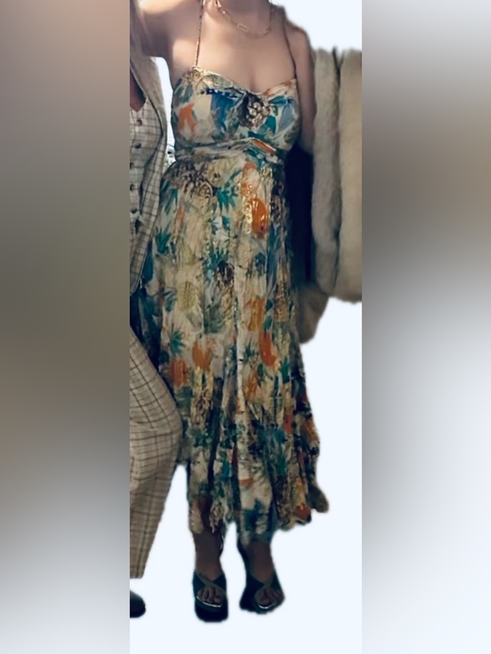 VTG Diane Von Furstenberg Dress. Size 10/12. - Picture 5 of 17